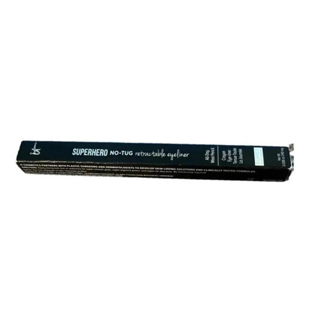 It Cosmetics Superhero No-Tug Gel Liner,  Black, 0.042 oz- NEW IN BOX